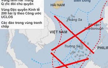 Yêu sách “đường lưỡi bò” của Trung Quốc là hoàn toàn phi pháp