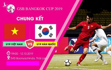 Không được phát sóng, xem trực tiếp U19 Việt Nam vs U19 Hàn Quốc tại đây