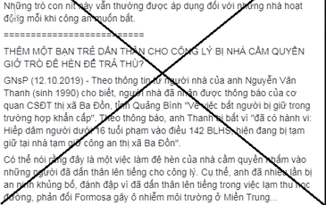 Âm mưu chính trị hóa một vụ án hình sự