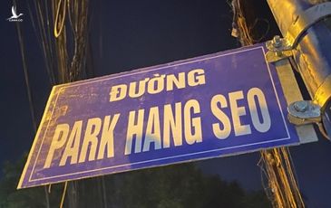 Người Sài Gòn ngỡ ngàng khi thấy tên đường Park Hang Seo