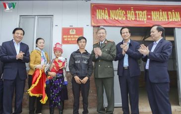 Đại tướng Tô Lâm dự Ngày hội đại đoàn kết tại Mường Nhé, Điện Biên
