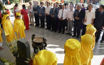 Long trọng tổ chức lễ giỗ lần thứ 90 cụ phó bảng Nguyễn Sinh Sắc