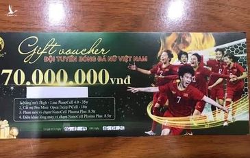 Một công ty bị tố đổi tiền thành voucher thẩm mỹ cho đội bóng đá nữ