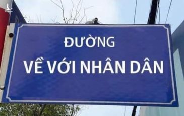 Không con đường nào quan trọng bằng đường về với nhân dân!