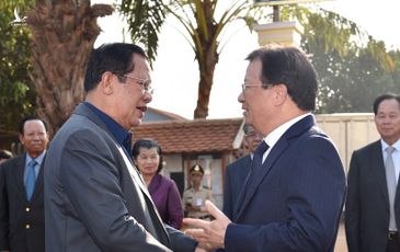 Thủ tướng Hun Sen cảm ơn Việt Nam xây chợ biên giới đặc biệt cho Campuchia