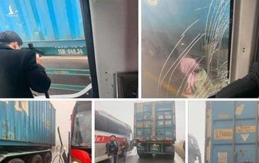 Thực hư xe container ‘dìu’ xe khách mất phanh, cứu hàng chục người ở Sơn La