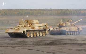 Xe tăng T-90S Việt Nam sẽ có cận vệ BREM-1M đi kèm