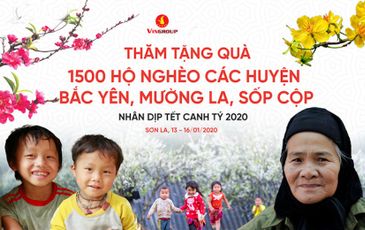 1.500 suất quà Tết cùng hoa đào, hoa mận tại 6 xã khó khăn của Sơn La