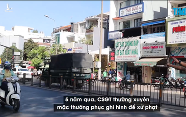 CSGT mặc thường phục ghi hình người đi ngược chiều suốt 5 năm ở trung tâm TP.HCM