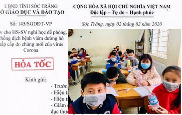 Nhiều tỉnh, thành cho học sinh nghỉ phòng tránh virus corona