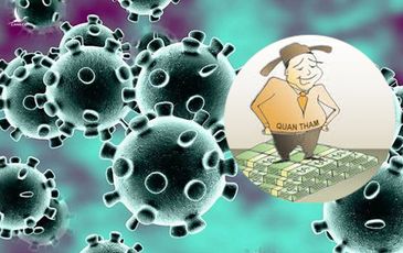 Hình ảnh so sánh đầy chua xót giữa virus corona và “quan tham”