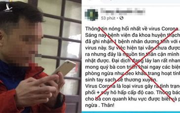 MC bóng đá bị phạt vì tung tin nhảm về virus Corona