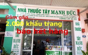 Còn khẩu trang không bán, yêu cầu thu luôn giấy phép cho khỏi kinh doanh