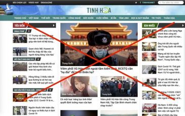 Đại Kỷ Nguyên, tinhhoa.net, trithucvn.net là những trang tin giả, bất hợp pháp tại Việt Nam