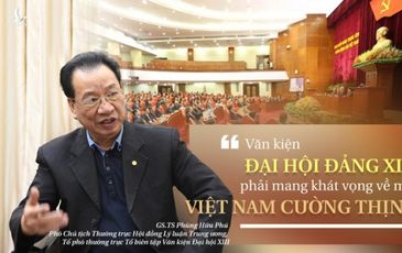 ‘Văn kiện Đại hội Đảng XIII phải mang khát vọng về một Việt Nam cường thịnh’