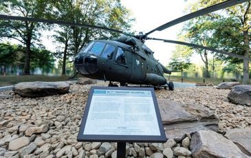 Chiếc trực thăng Nga bí ẩn trong trụ sở tình báo CIA