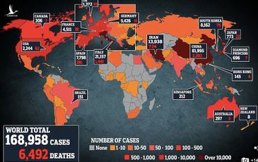 Số ca tử vong, nhiễm mới Covid-19 tăng chưa từng có ở nhiều nước