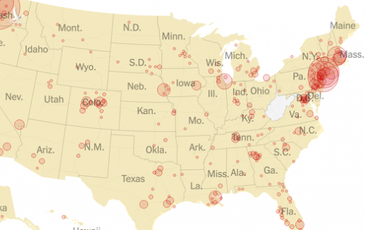 Mỹ chỉ còn 1 bang duy nhất chưa có ca bệnh COVID-19