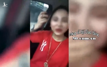 Cô gái lái xe ngược chiều, livestream chửi bới bị phạt 4 triệu