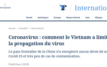 Báo Pháp: Không hề có ca tử vong, Việt Nam đã thành công thế nào trước Covid-19?