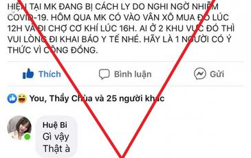 Bị phạt 15 triệu vì tung tin cách ly gây hoang mang trong ‘Ngày nói dối’