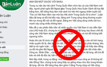 Vạch mặt những kẻ nhân danh yêu nước, quá giang Trung Quốc để chống phá Việt Nam