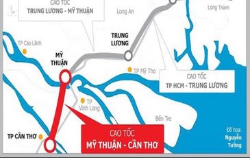 Thủ tướng phê duyệt chủ trương đầu tư dự án cao tốc Mỹ Thuận – Cần Thơ