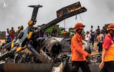 Rơi trực thăng quân sự tại Indonesia, 4 binh sĩ thiệt mạng