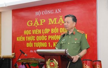 Bộ Công an gặp mặt học viên Lớp Bồi dưỡng kiến thức Quốc phòng, An ninh đối tượng 1