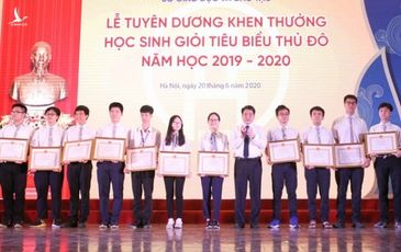 Hà Nội khen thưởng 509 học sinh giỏi tiêu biểu Thủ đô