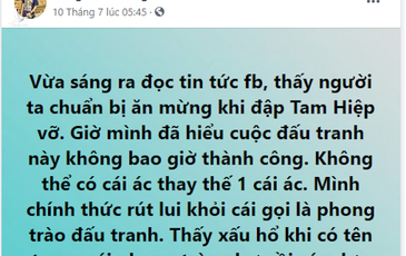 Cuộc tháo chạy của những “nhà dân chủ”