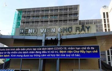 Bệnh viện Chợ Rẫy xét nghiệm nCov toàn bộ nhân viên khoa Cấp cứu, Nội hô hấp