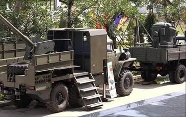 Pháo tự hành PTH85-VN18 Việt Nam tự chế tạo lần dầu lộ diện