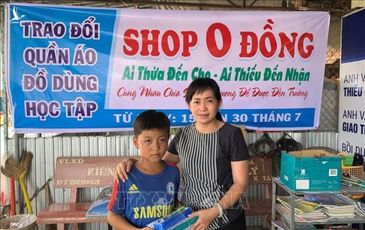 Shop 0 đồng và tấm lòng của một cô giáo đối với học trò nghèo vùng sâu