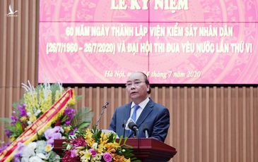 Thủ tướng Nguyễn Xuân Phúc dự Lễ kỷ niệm 60 năm ngày thành lập Ngành Kiểm sát