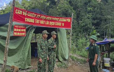 Lính biên phòng Điện Biên ngủ rừng, bám núi chống nhập cảnh trái phép