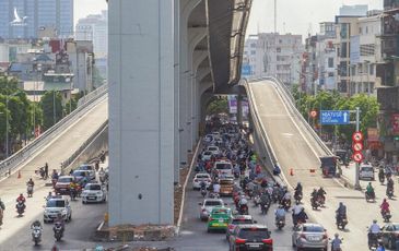 Đường Vành đai 2 trên cao Ngã Tư Vọng – Ngã Tư Sở vượt tiến độ 3 tháng