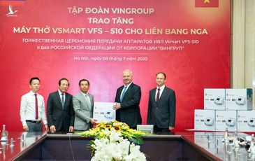 Tập đoàn Vingroup tặng 1.000 máy thở cho 3 nước