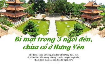 Bí mật trong 3 ngôi đền, chùa cổ ở Hưng Yên