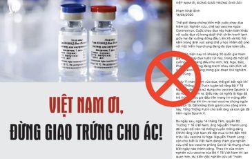 Về vaccine của Nga: Hãy bình tĩnh và chờ đợi