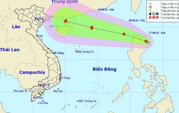 Áp thấp khả năng mạnh thành bão đang hướng vào Biển Đông