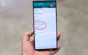 Người Trung Quốc bất ngờ vì Việt Nam sản xuất Galaxy Note20