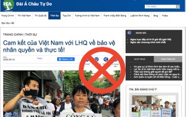 Xin nói cho RFA rõ Việt Nam cam kết và thực hiện nhân quyền như thế nào!