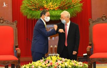 Tổng Bí thư, Chủ tịch nước Nguyễn Phú Trọng tiếp Thủ tướng Nhật Bản