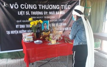 Vợ liệt sỹ Đoàn 337 nén đau thương chịu tang chồng tại khu cách ly