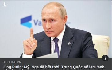 Có phải phóng viên Tuổi Trẻ, Vnexpress không biết tiếng Nga, hay không hiểu hết vấn đề mà viết “xằng bậy”?