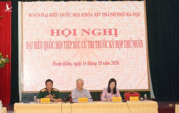 Tổng Bí thư, Chủ tịch Nước Nguyễn Phú Trọng tiếp xúc cử tri Hà Nội