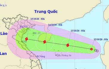 Áp thấp nhiệt đới khả năng mạnh lên thành bão, Trung Bộ tiếp tục mưa lớn