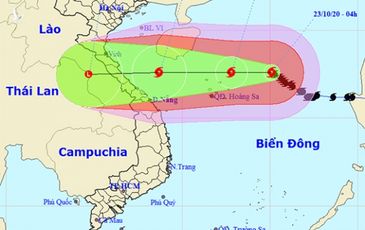 Bão số 8 đang giật tới cấp 15, cách quần đảo Hoàng Sa 320km