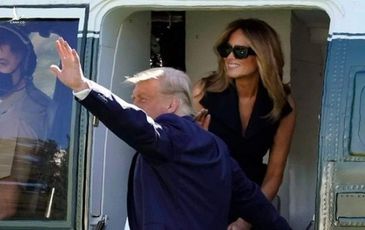 Bức ảnh làm rộ đồn đoán bà Melania Trump dùng "người đóng thế"